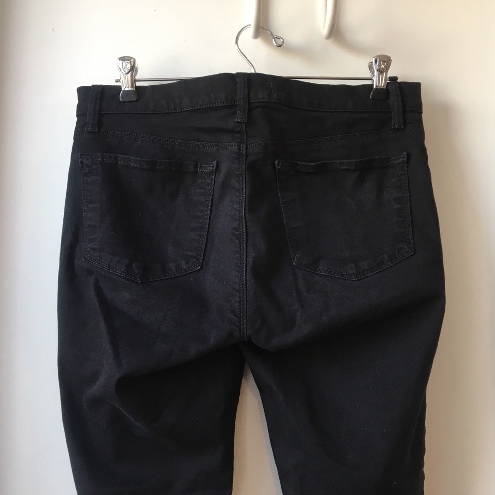 J Brand 835 skinny ankle crop capri jeans black 28 mid rise - Picture 5 of 8